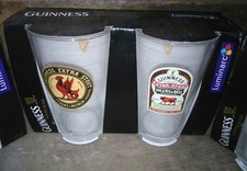 6 verres bière pint Guinness