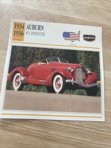 Auburn 851 speedster 1934 - 1934, /