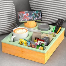 Plateau Porte-gobelets pour canapé - Support dorganisation pour canapé, Suppo...