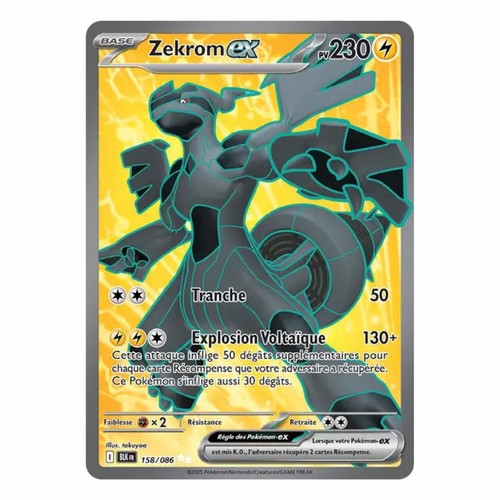 Carte pokemon zekrom ex - carte,