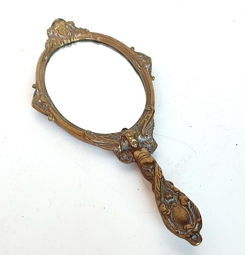 Miroir face main bronze - face,