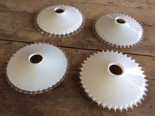 Ancien abat jour - en, opaline
