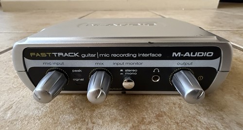 Audio fast track - m-audio, guitar