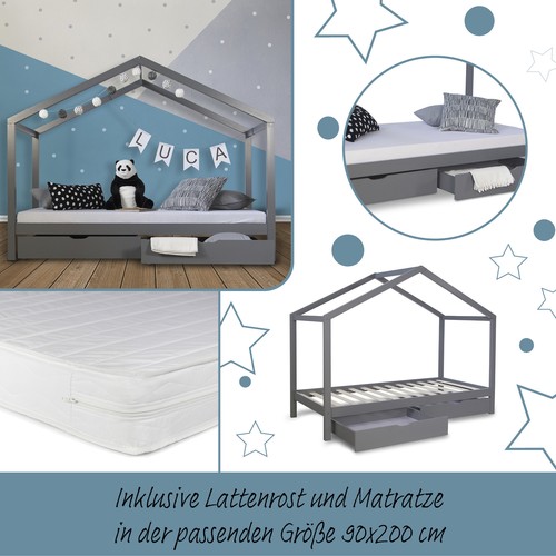 Lit enfant 90x200 matelas - d'enfant, cm