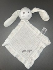 Doudou plat lange lapin blanc - lange,
