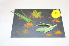 Assiette Ardoise , planche , décoration culinaire , art de la table ,10.8/15 cm 