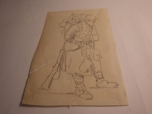 1915 poilu dessin au - poilu,,