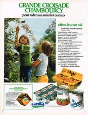 PUBLICITE  1974   CHAMBOURCY