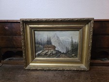 Huile sur toile représentant