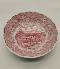 Joli Saladier Faïence Italienne Collection English Landscape Motif Campagne