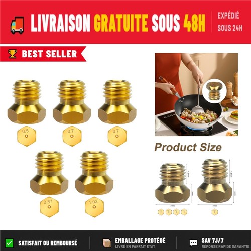 Gicleurs gaz butane universels - butane,