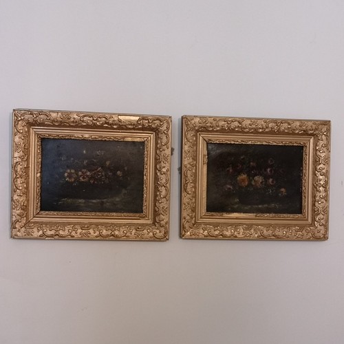Paire tableaux xixe jean - ,