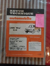 REVUE TECHNIQUE LADA NIVA 4X4 rta 1983 avec évolution peugeot 104  renault 18