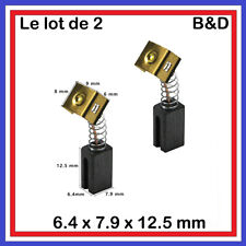 Les 2 Charbons Black & Decker CD105 CD110 CD115 KG900 KG915 KG725 AST6 AST6XC 