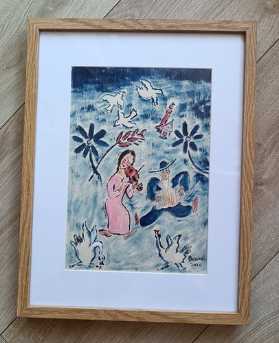 Tableau huile signé becoke - huile,