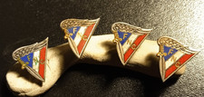 lot de 4 insigne fnc politique( front national combatant)(  le pen) peut courant