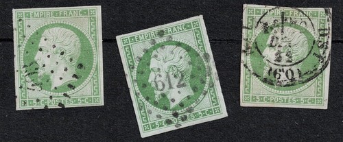 Timbre france 1854 - france, 12b