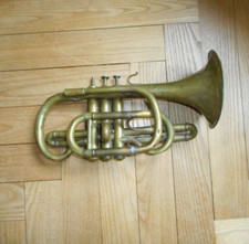 Rare Ancien CORNET à pistons