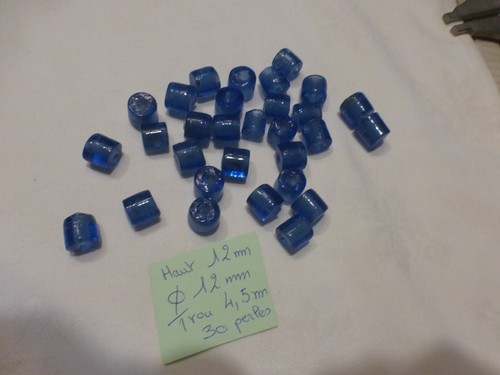 Lot grosses perles tubes - grosses,