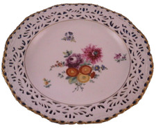 Assiette Florale Réticulée