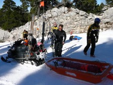 Remorque motoneige Traineau