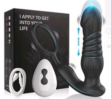 Masseur Prostate Vibromasseur Anal Anneau Pénien Périnée Télécommande Sextoys 