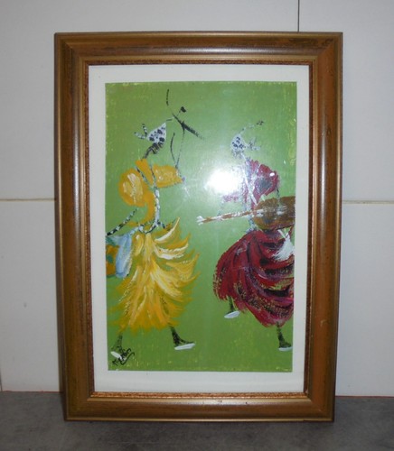 Tableau peinture danseur - peinture,