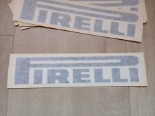 Anciens stickers autocollant Pirelli voiture moto sport automobile années 80