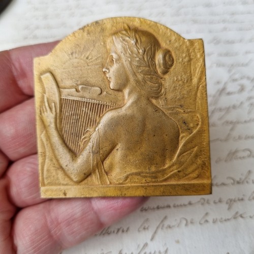 Médaille bronze 1908 - médaille, en