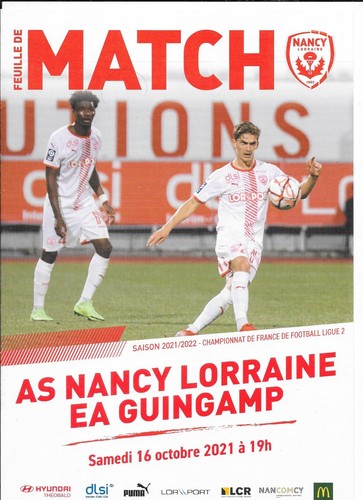 Feuille match asnl ea - asnl,