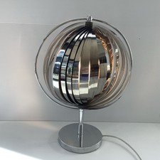 Moon Kare Lampe Design 80’s Chrome  Vintage Inspiration Vernon Panton