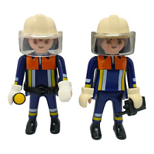 sympa duo  pompier 4820  Playmobil (  caserne , feu   ) 1214