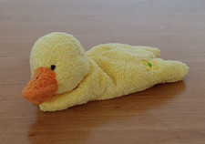 Peluche Doudou canard jaune. 15 cm