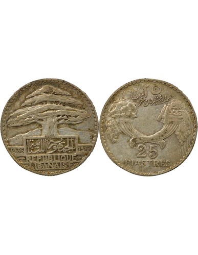 Liban piastres argent - argent,