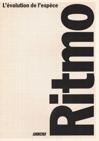 Brochure fiat ritmo - ▄▀▄,