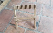 Ancien Séchoir  Egouttoir en bois  pour 12 P laques Verre Photos