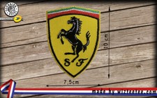 Patch Écusson Ferrari à Coudre ou à thermocoller