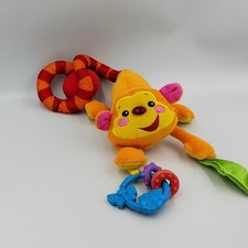 Mobile sonore lumineux doudou Singe orange Fisher price - 30442