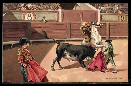 Carte postale corrida le - postale,