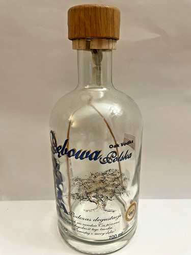 Bouteille vide vodka dębowa - bouteille,