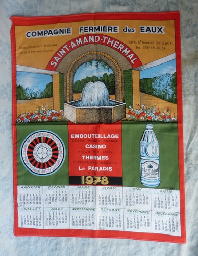 Torchon calendrier - #torchon, calendrier#