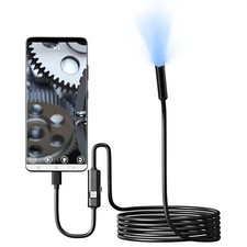 Caméra Endoscope Type C 1,5 M 70 Mm Ip67 Étanche Flexible Inspection Usb Android