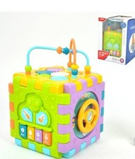 Jeu Éducatif : Cube Multi-Activités (Mesures 18 X 18 X 26,5 Cm)