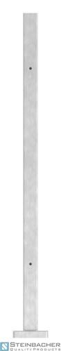 Poteau garde corps acier - garde-corps,