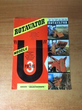 ROTOVATOR MODELE "U" HOWARD ROTOVATOR adaptable aux tracteurs de 28 � 4