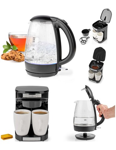 Bouilloire noire verre 7l - bouilloire, en