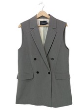 SOAKED IN LUXURY Gilet de costume Dames Costume T EU 38 gris clair élégant