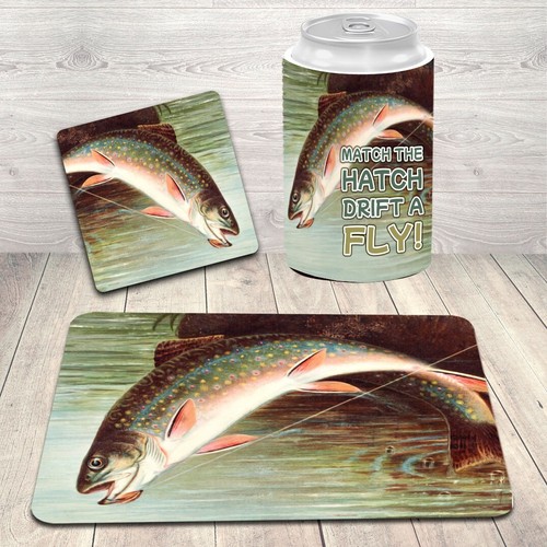 Fly fishing gift set mouse - fly,