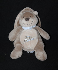 Peluche doudou écureuil NOUKIE'S Oscar Léontine train bleu beige 21 cm TTBE