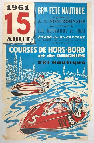 Affiche poster nontron ski - poster,